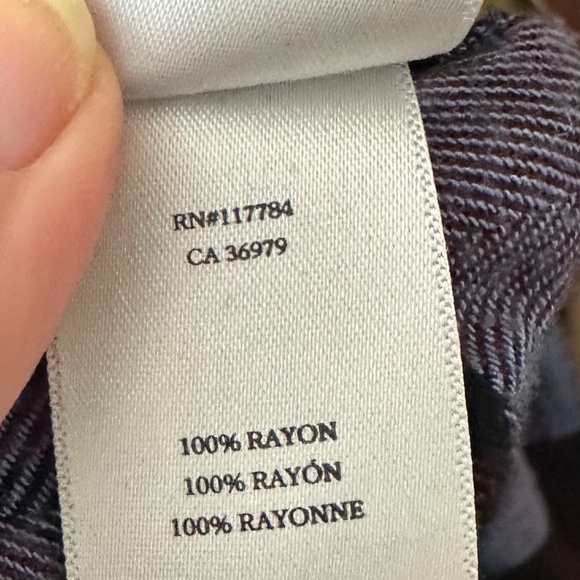 Rails Shirt Top Button Down Medium Plaid Flannel Burgundy Blue Hunter Mulberry - Picture 5 of 5